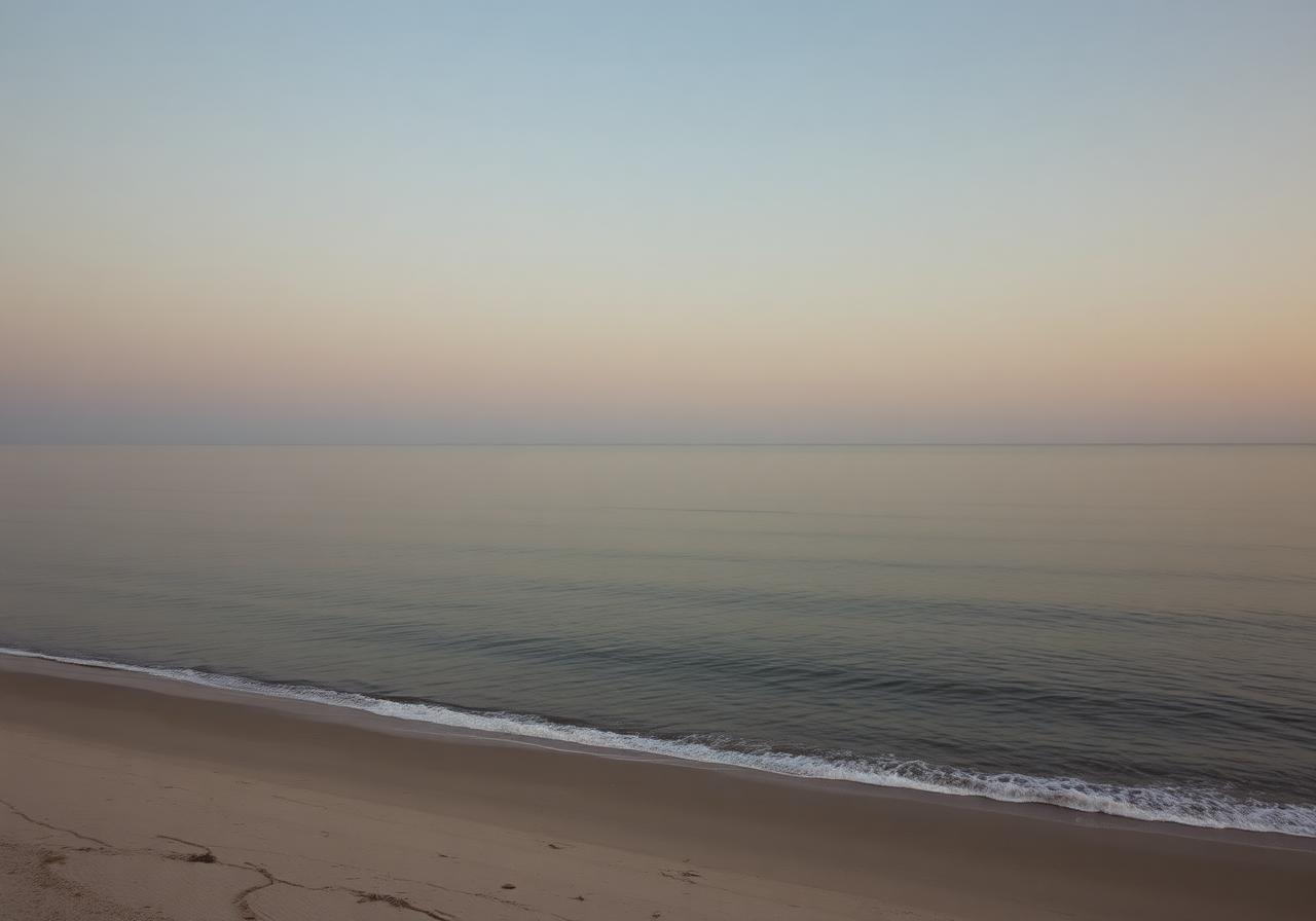 Texas Gulf Coast at dawn
